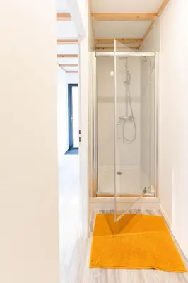 Salle de bains dans l'établissement Domaine des Tilleuls