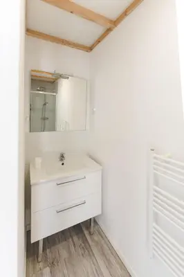 Salle de bains dans l'établissement Domaine des Tilleuls