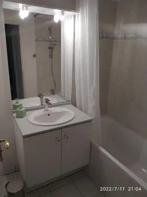Salle de bains dans l'établissement A Poitiers, 2 chambres, très bel appartement de 65 m2