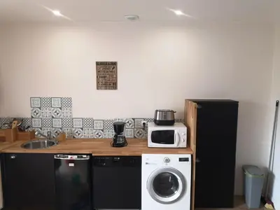 Cuisine ou kitchenette dans l'établissement L'Annexe