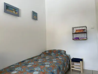 Un ou plusieurs lits dans un hébergement de l'établissement Charentaise 6-8 personnes avec piscine