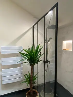 Salle de bains dans l'établissement Charmant appartement avec SPA