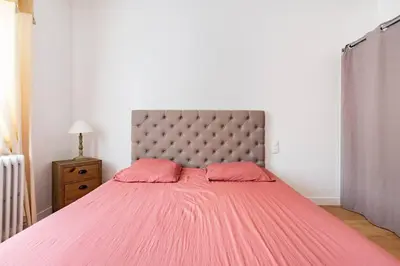 Un ou plusieurs lits dans un hébergement de l'établissement Maison de vacance à 15 minutes de Royan