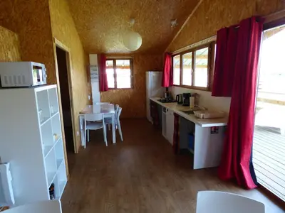 Cuisine ou kitchenette dans l'établissement Le Carbet Vendéen