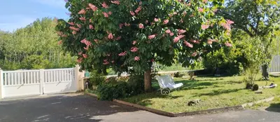 Jardin de l'établissement LES RIVES DE LA DIVE les chambres 123 coaching