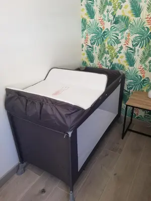 Un ou plusieurs lits dans un hébergement de l'établissement Gîte Lou, Gîte famille et bien être avec jacuzzi
