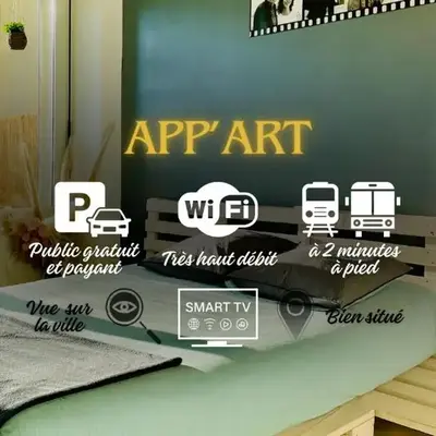 Appartement lumineux avec vue - Centre & gare