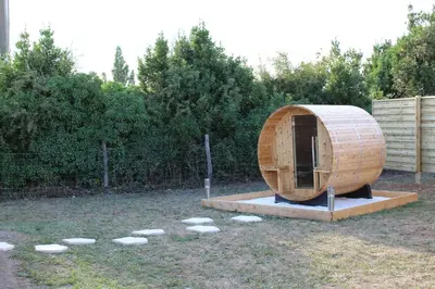Jardin de l'établissement Althéa, gîte de charme et bien être