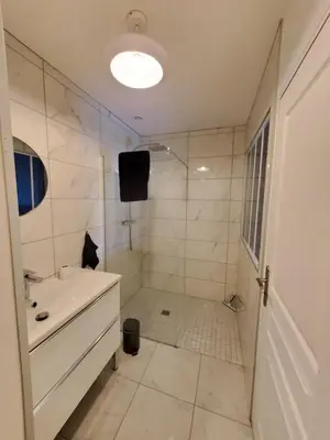 Salle de bains dans l'établissement Althéa, gîte de charme et bien être