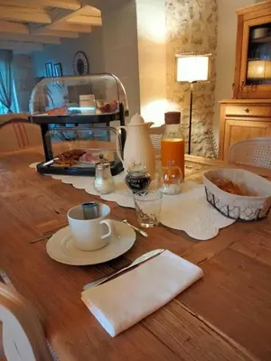 Plateau bouilloire dans l'établissement Les Chambres de Moulière