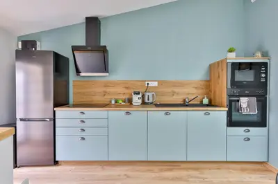 Cuisine ou kitchenette dans l'établissement Le Saint Martin #Centre ville #Charente #6pers