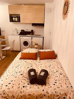 Cuisine ou kitchenette dans l'établissement Le Wild Terracotta - Home Homy
