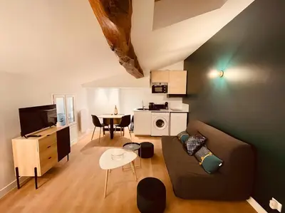 Cuisine ou kitchenette dans l'établissement Le Gatsby Niortais - Home Homy