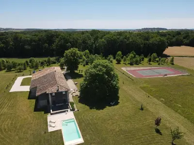 Paysage naturel près de la maison de vacances