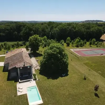 Maison de campagne avec piscine