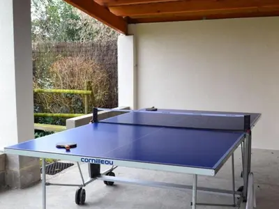 Tennis de table au sein de l'établissement Maison de plain-pied avec jardin clos, jeux enfants, vélos, animaux acceptés, proche Montbron - FR-1-653-6 ou à proximité