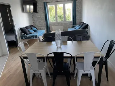 Coin salon dans l'établissement Appartement T2 proche du Futuroscope