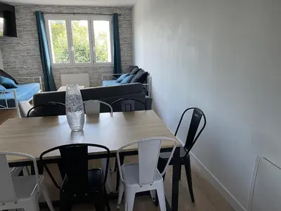 Coin salon dans l'établissement Appartement T2 proche du Futuroscope