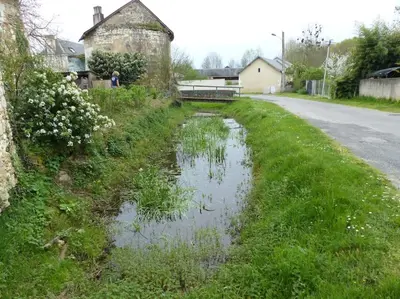 Paysage naturel près de la maison de vacances