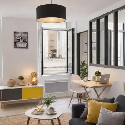 L'Oasis Marin lumineux et cosy à deux pas du vieux marché dans l'hyper centre de La Rochelle avec TV et Wifi