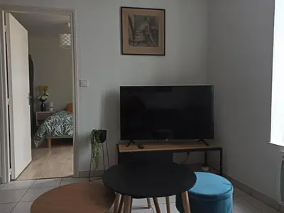 Télévision ou salle de divertissement dans l'établissement Faubourg de la Cueille - Aux portes du Futuroscope