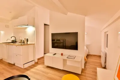 Cuisine ou kitchenette dans l'établissement Le Mimosa #Netflix #Centre-ville