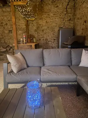 Coin salon dans l'établissement Le Reve de Breuillac