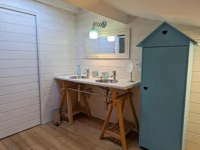 Plan de l'établissement Gîte authentique avec cheminée, terrasse et WiFi en Charente - FR-1-653-119