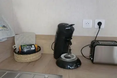 Plateau bouilloire dans l'établissement Gîte Lachevalle