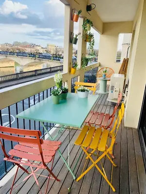 Balcon ou terrasse dans l'établissement 