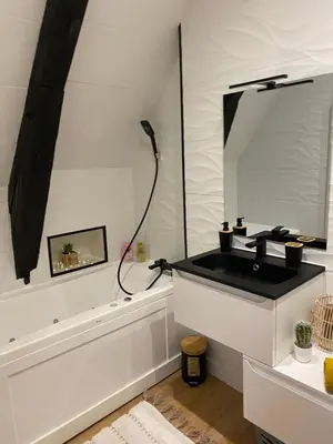 Salle de bains dans l'établissement Cosy & Tendance Spa