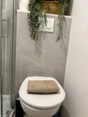 Salle de bains dans l'établissement Studio chaleureux - Parking facile - 5min d'Angoulême
