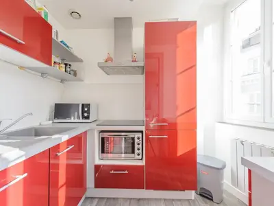 Plan de l'établissement Appartement T2 lumineux à deux pas du Vieux Port, La Rochelle – tout confort, Wi-Fi, proche commerces - FR-1-258-205