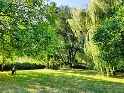 Jardin de l'établissement Chambres en maison d'hôtes Le Moulin d'Annepont