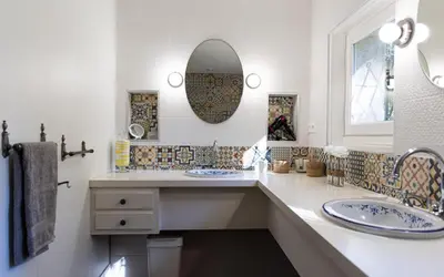 Salle de bains dans l'établissement Les gîtes de LA CARTONNERIE