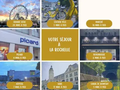 Plan de l'établissement Le p tit Rétais proche marché central et gare SNCF- wifi haut débit -