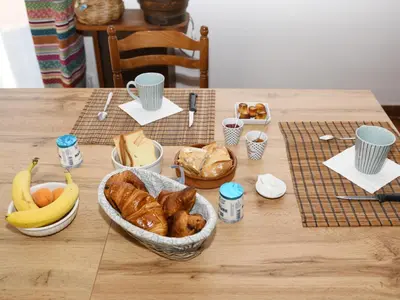 Nourriture dans le B&B/chambre d'hôtes ou à proximité