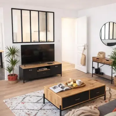 Havre de paix lumineux et cosy au calme proche du centre avec TV et Wifi