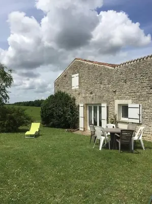 Jardin de l'établissement Gîte Au Petit Bonheur