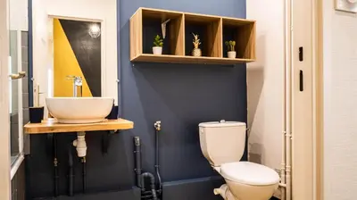 Salle de bains dans l'établissement Le Montbernage - Beautiful modern apartment