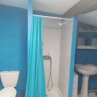 Salle de bains dans l'établissement gite des Ecuries du Seillery