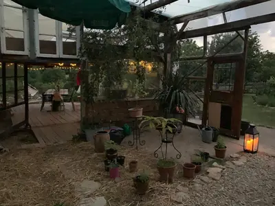 Jardin de l'établissement Le petit Permadise