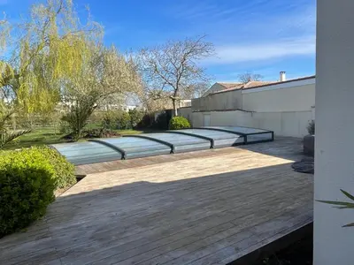 Plan de l'établissement Maison piscine à 3' de la mer.