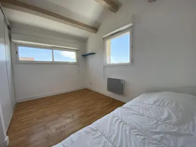 Un ou plusieurs lits dans un hébergement de l'établissement Maison calme récente à Fouras - 6 pers. - FR-1-709-40