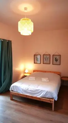 Un ou plusieurs lits dans un hébergement de l'établissement Le domaine de Villiers : maisons de campagne