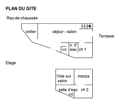 Plan de l'établissement Le petit ru