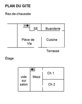 Plan de l'établissement Sejour a beaubaton