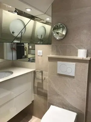 Salle de bains dans l'établissement Sejour a beaubaton