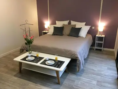 Un ou plusieurs lits dans un hébergement de l'établissement Lilas la vallee des noyers