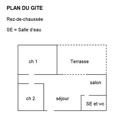 Plan de l'établissement Lilas la vallee des noyers